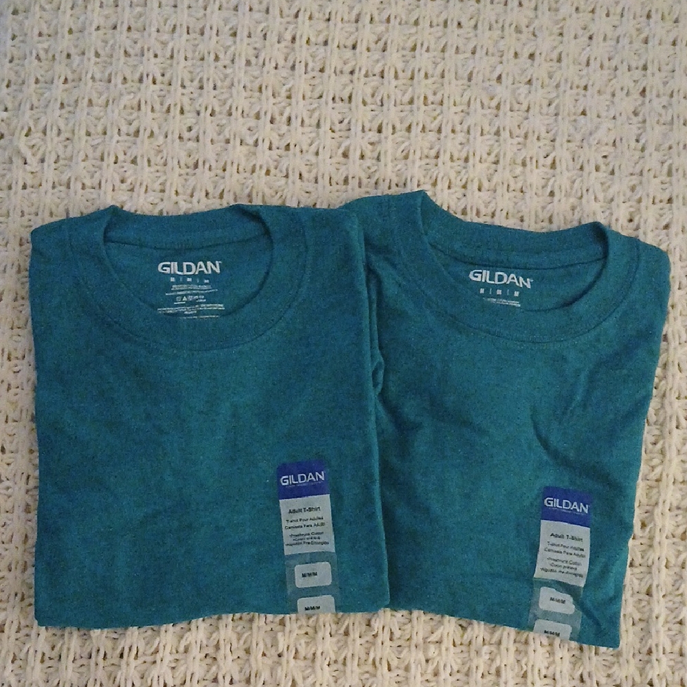 Gildan Antique Jade Short Sleeve Tee Size M